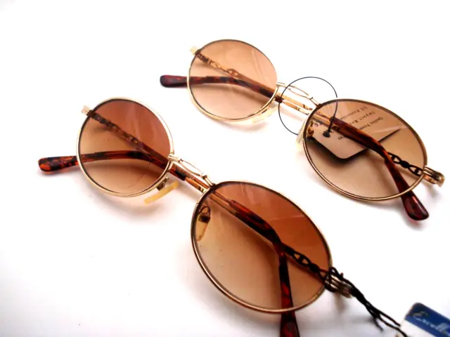 2 pr Power +3.25 Bifocal Tint Reading Glasses art deco vintage styles Sun reader