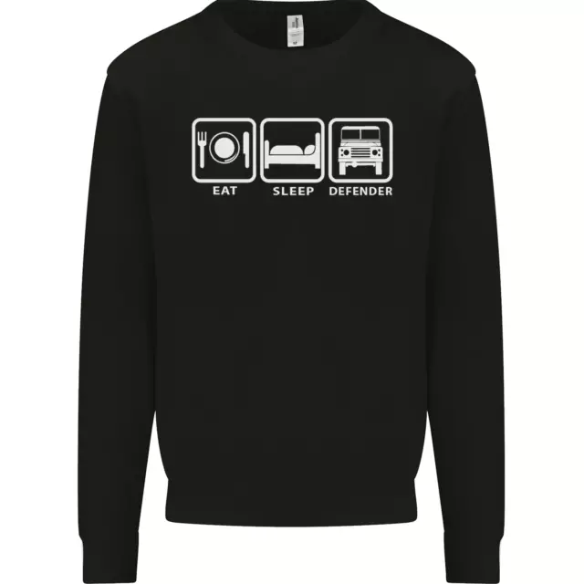 Felpa Maglione Eat Sleep 4X4 Off Road Auto da Uomo