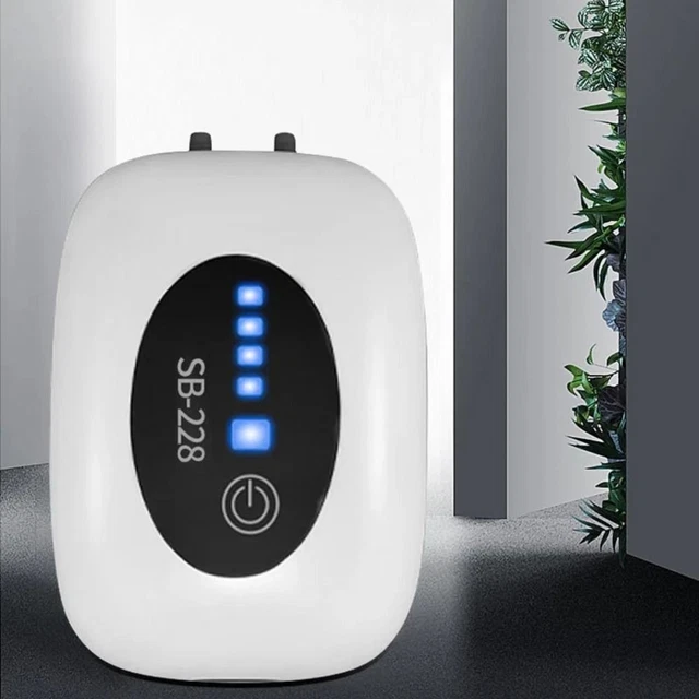 Ossigenatore AT150 Con Power Bank 3000 MAh - 2 Velocità, Autonomia 25 Ore, Per Acquari E Idrocoltura - 2