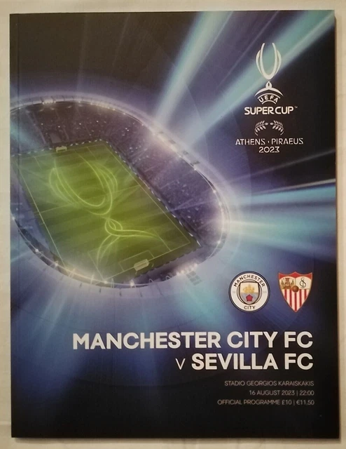 Fanion Vintage Manchester City - Banderin De Football, Club Anglais