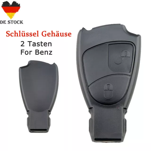 2 Tasten Schlüssel Gehäuse für Mercedes Benz W168 W169 W202 W203 W208 W210 W245