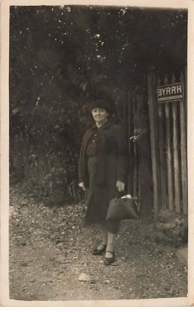 95 Argenteuil #As29750 Femme Rue De La Voie Des Bancs Carte Photo