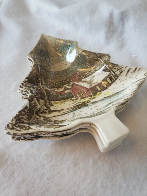 Johnson Bros The Friendly Village The Schoolhouse Christmas Tree Dish England