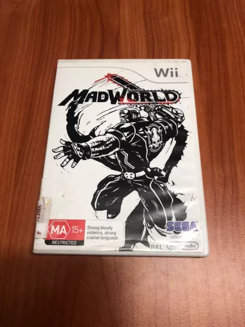 MADWORLD WII GAME Hack and Slash Game SEGA Game Shigenori Nishikawa R Rated  Game $22.22 - PicClick AU