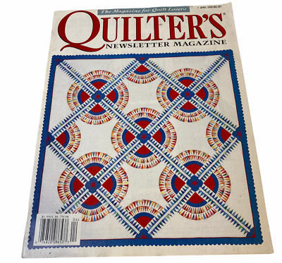 Patrones de edredón de la revista Quilter's Newsletter edición 301 abril 1998