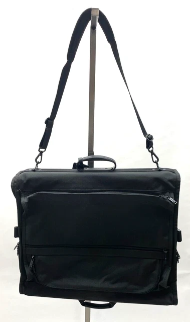 TUMI Black Alpha Ballistic Nylon Bi-Fold Garment Bag 20" Suit Case Style 231D3 3