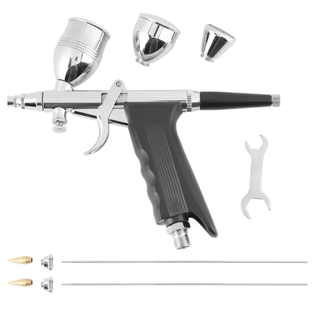 Airbrush Kit Airbrushpistole 2Cc 5Cc 13Cc Mit Nossles Tassen 0.3Mm 0.5Mm 0.8Mm