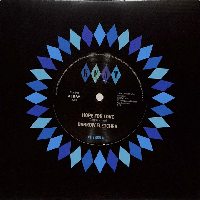 英7” Darrow Fletcher No Limit / What Good Am I Without You CITY024 KENT SELECT /00080 Darrow Fletcher – No Limit / What Good Am I Without You