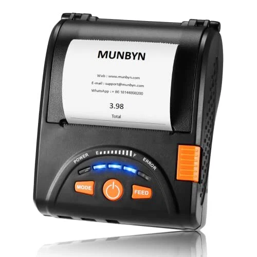 BLUETOOTH RECEIPT PRINTER 58mm Mini Wireless POS Receipt 2" Mobile