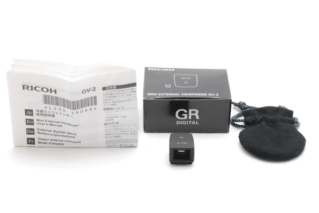 [Top MINT in Box] RICOH External Mini Finder GV-2 28mm for GR Digital From JAPAN