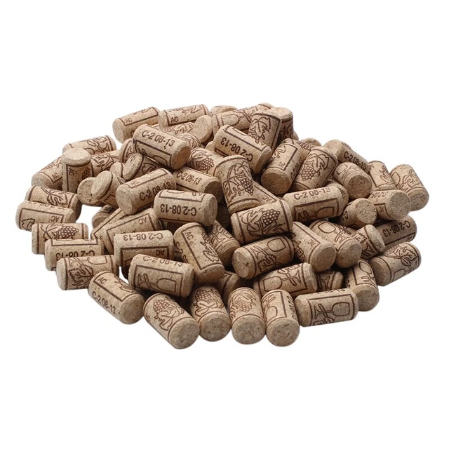 100 piezas Cubierta de vino corcho funcional reutilizable sellado portátil vino corcho vino B4W1