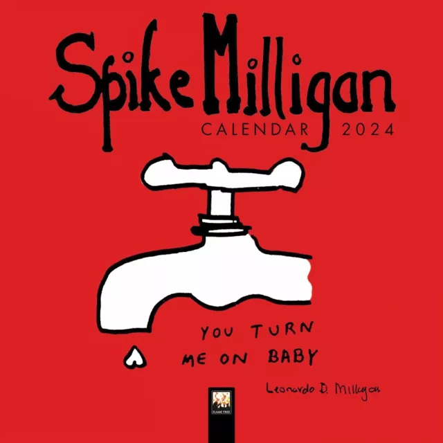 Spike Milligan Mini Calendar 2024 - Humour - Month To View