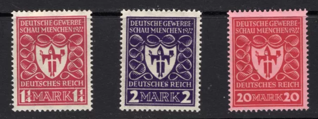 1922 Deutsches Reich aus Mi. 199-204** postfrisch Einzelmarken einzeln wählbar