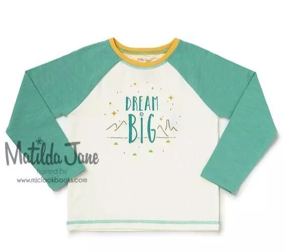 Boys/Girls Unisex Matilda Jane Moments with you Bigger Dreams Tee size 12 NWT