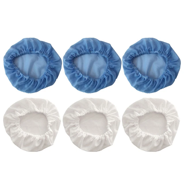 6 un. sombreros protectores antiestáticos Factory Beanie Hair prácticos gorras para la cabeza sombreros de cocina