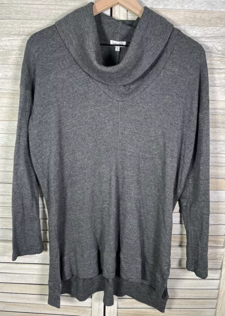 NWT! Splendid A Pea in the Pod Maternity Women's S Cowl Tunic Top Gray Waffle