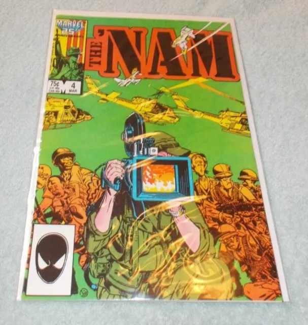 The Nam # 4 1987 Marvel War Comic Doug Murray Vg/F (Thank You Vets!)