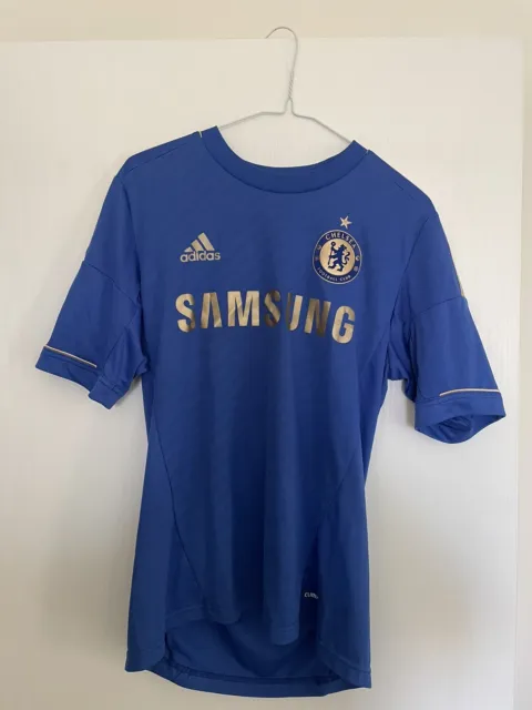 Chelsea FC 2012/13 Adidas Samsung Fußball Heim Shirt - GRÖSSE Small IVANOVIC #2