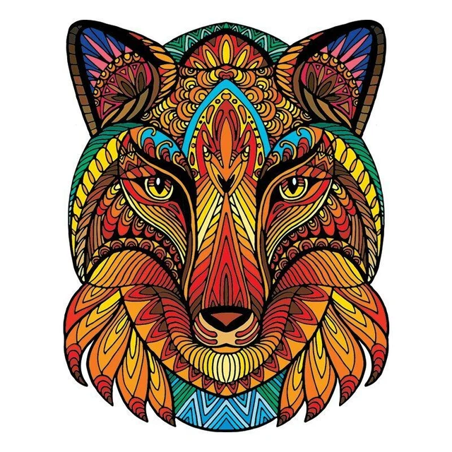 Fox Owl Shaped Jigsaw Puzzles Adults Kids Interactive Educational Birthday Gifts 2