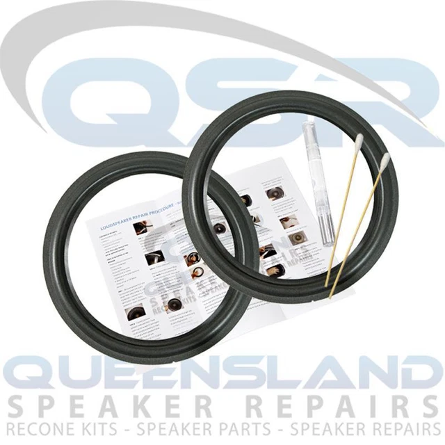 Design Acoustics 10 Inch Speaker Foam Repair Kit FSK-10A - Pair Replacement