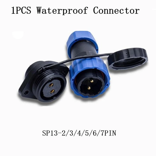 Waterproof IP68 Connectors with Threaded Couplings for High Vibration Areas 27P