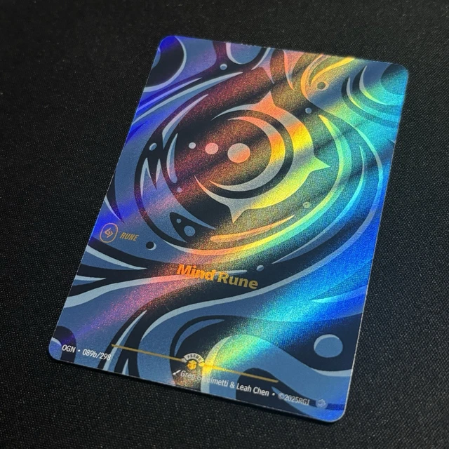 MIND RUNE 089B/298 Alt Art - Riftbound TCG - Nexus Night Promo Foil ...