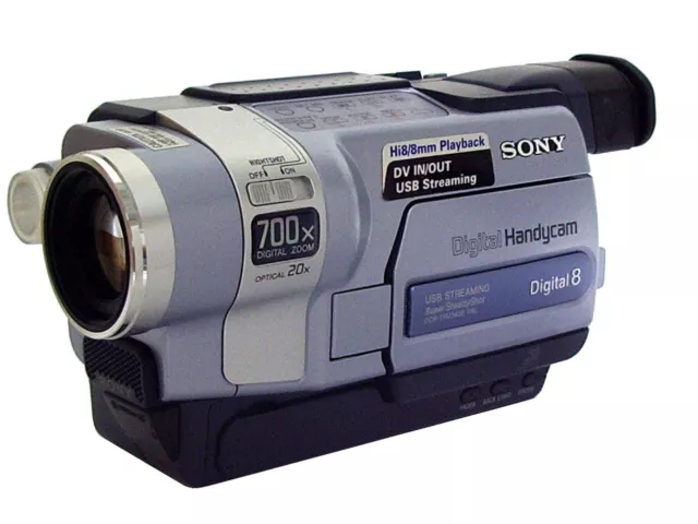 Sony Handycam DCR-TRV345E Digital8 Camcorder - Video8 Hi8 kompatibel