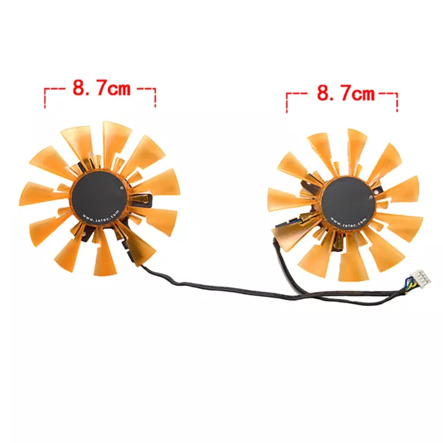 Graphic Card Cooling Fan Replacement VGA Cooler Fan for ZOTAC GTX970 750ti 750