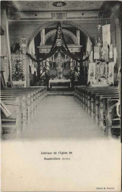 CPA RANDEVILLERS Interieur de l'Eglise (1115343)