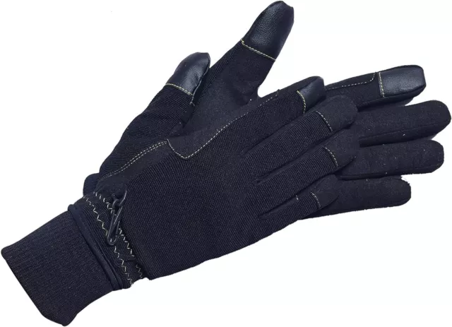 tendance Riders gants gants de sport gants d'équitation unisexe, noir, S