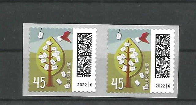 BRIEFBAUM - Welt der Briefe Bund MiNr 3713 sk im Paar - 1x mit Nummer postfrisch