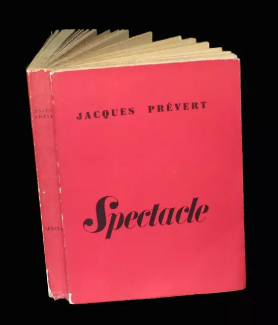 [POESIE SURREALISME] PREVERT (Jacques) - Spectacle. EO.