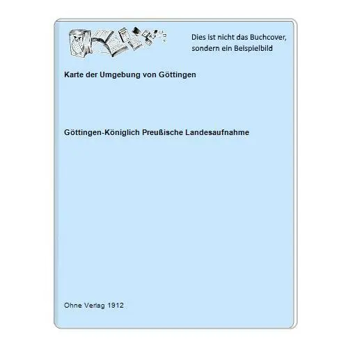 Karte der Umgebung von Göttingen