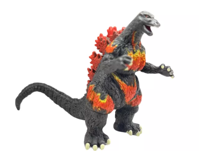 Burning Godzilla Mini Pack Of Destruction 2.5" PVC Figure 2002 Bandai Toho Vint.