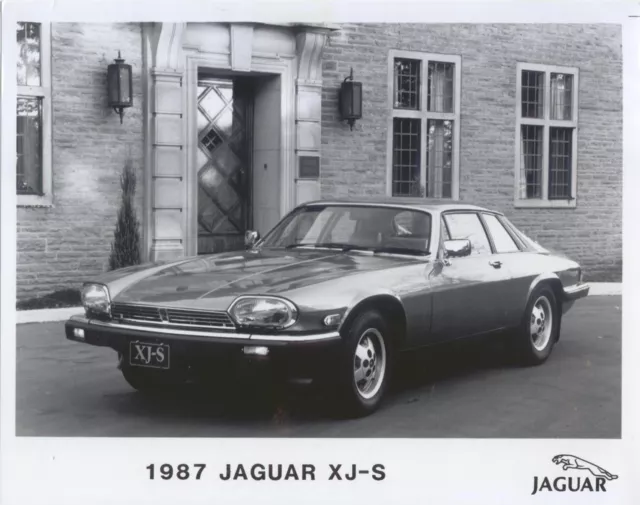 Jaguar XJS V12 Coupe 1987 USA Specification Original b/w Press Photo