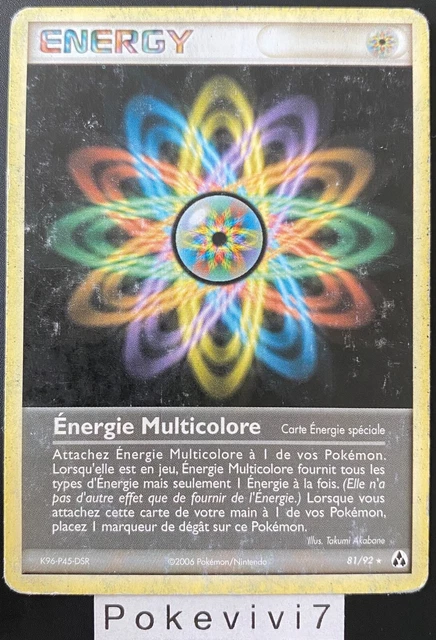 Pokemon Card ENERGY MULTI 81/92 Rare Block EX Legend Creators FR USED
