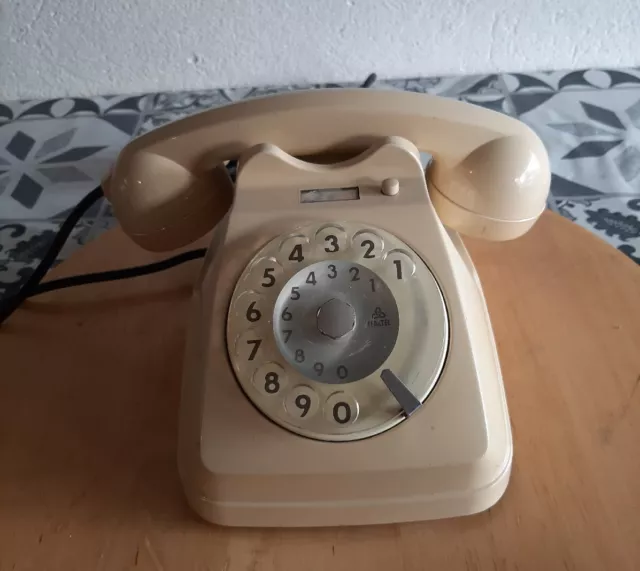 Telefono A Rotella Vintage Italtel Modernariato Avorio