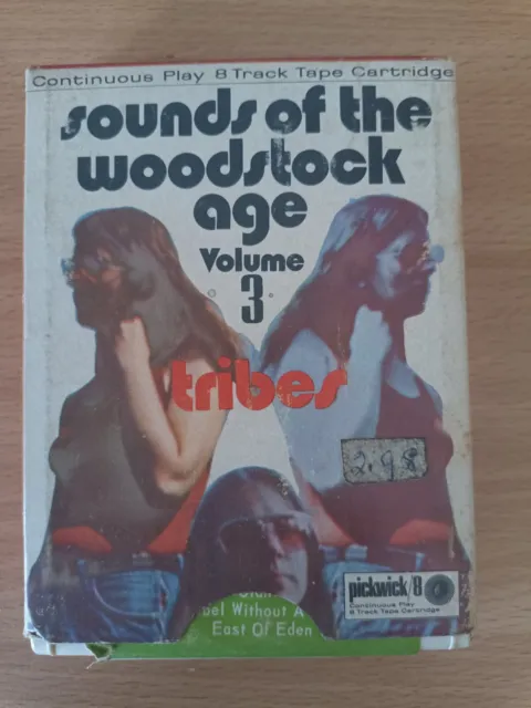 Sounds Of Woodstock Album 8 Track Tape Cartridge Cassette Music
