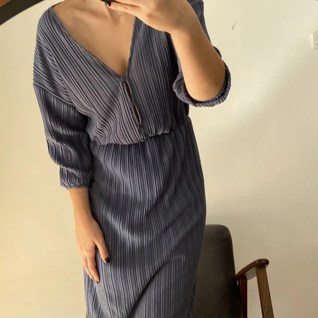 Vestito midi deals plissettato