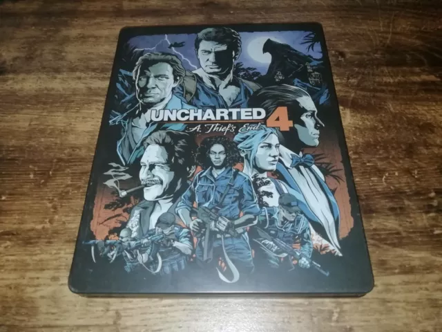 Uncharted 4 A Thiefs End  Steelbook Ps4 Game