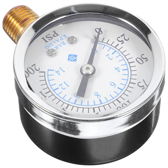 Manometro Attacco Posteriore 1/4" Cassa Metallica ø - Foto 12