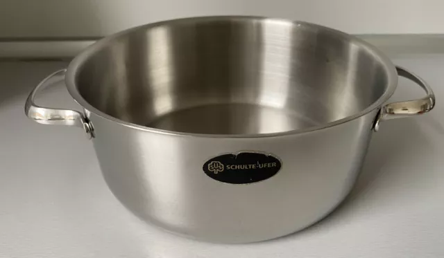 Schulte Ufer Topf Edelstahl Luxus Küche Kochen Elegant Haushalt Weihnachten