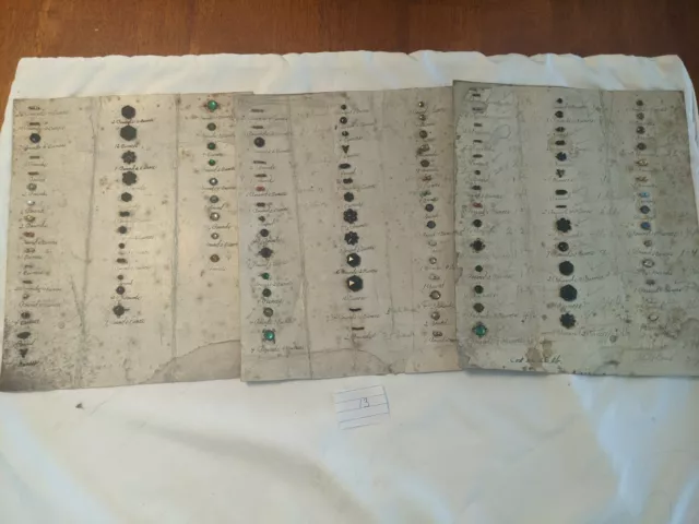 Antique vintage Carded sample button bead lot seed doll scale dimunitive as is