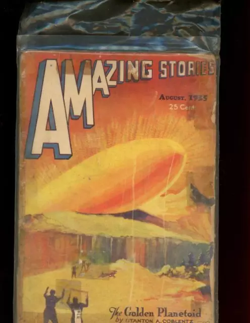 Lot of 2 "Amazing Stories" 1934 and 1935 - Pulp