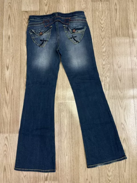 VINTAGE WOMENS 90S Y2K Low Rise Boot Cut Flair Mossimo Jeans Size 11/30 ...