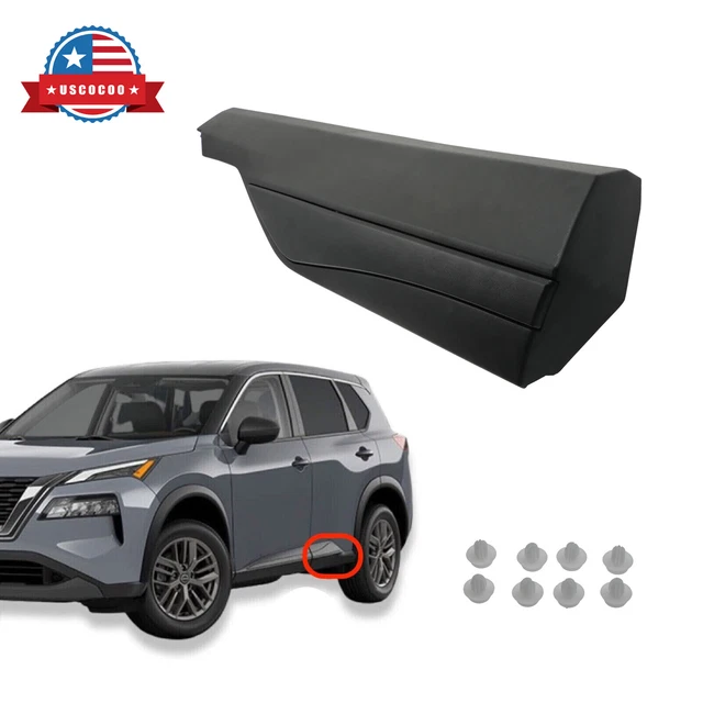 Fits For Nissan Rogue 2021-2023 Door Trim Lower Molding Rear Left Driver Side LH