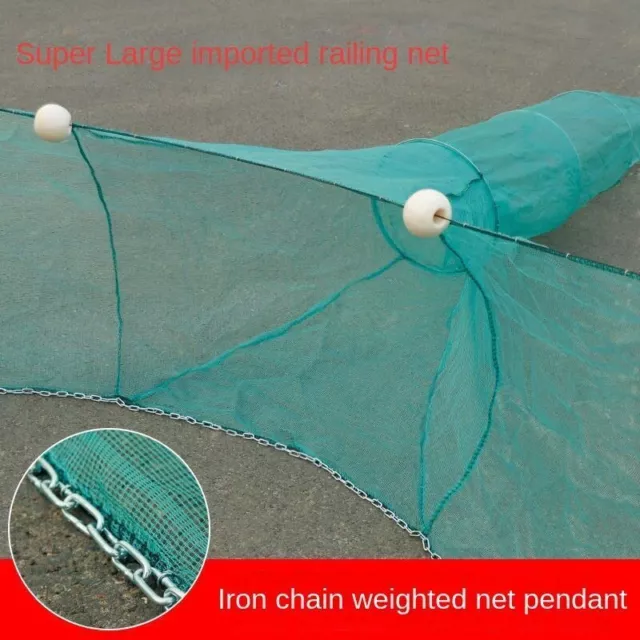 Portable Trap Network Foldable Blocking Net Tackle Anti-escape Fish Accessories