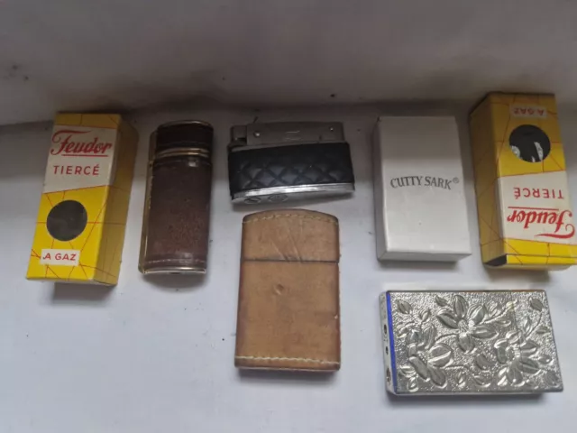 Joblot Vintage Gas Lighters Spares Or Repairs