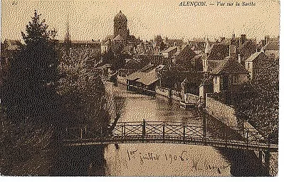 (S-56655) France - 61 - Alencon Cpa Passerelle Sur La Sarthe