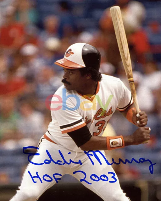 Eddie Murray Baltimore Orioles Signed 8x10 Photo reprint